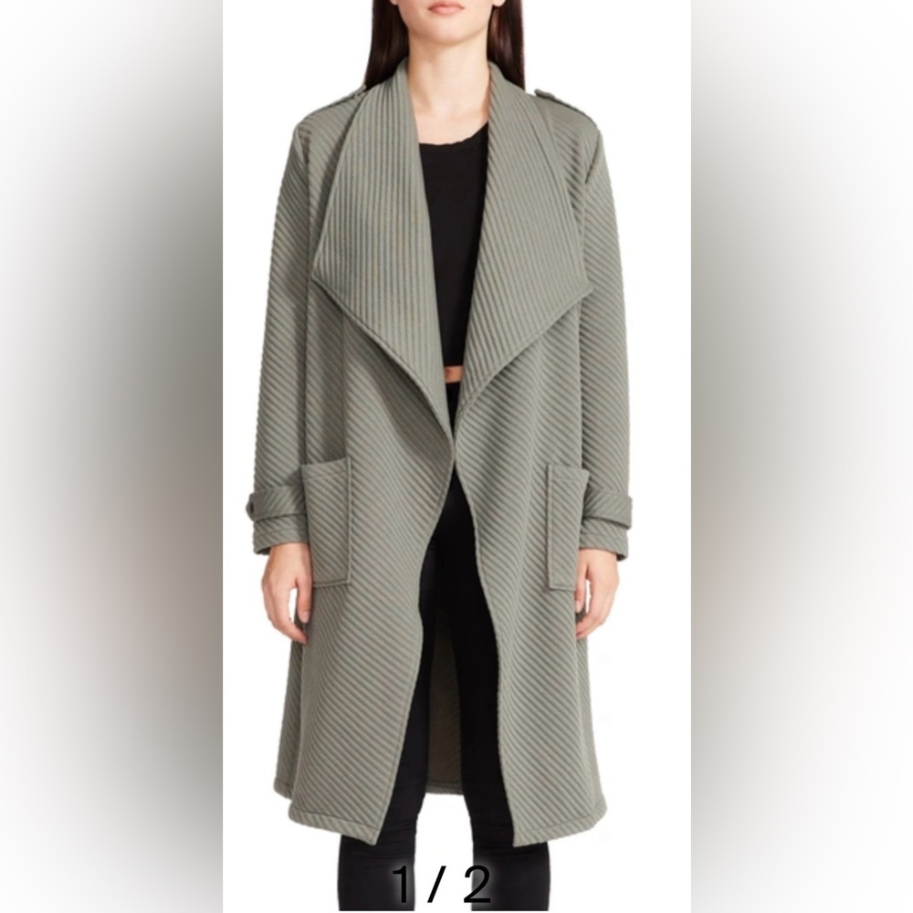 Steve madden corded knit jacket